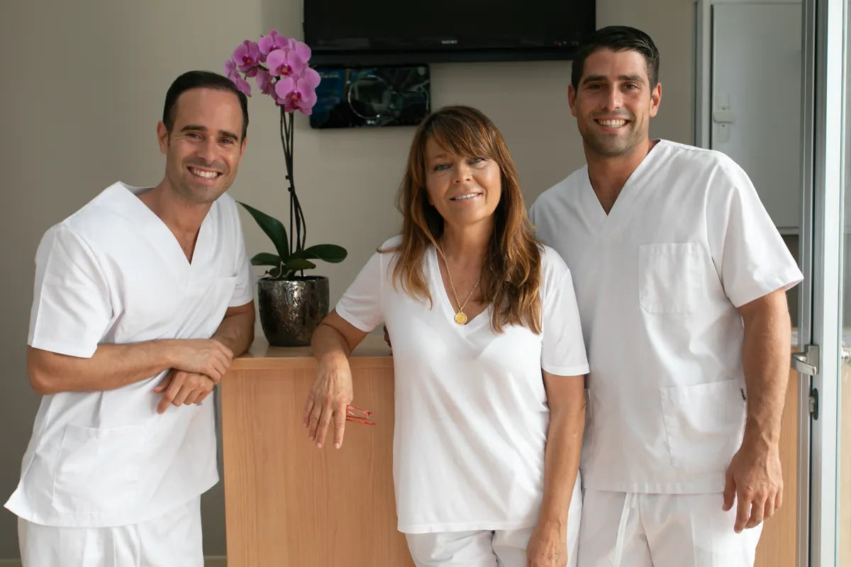 Interior clínica dental Málaga